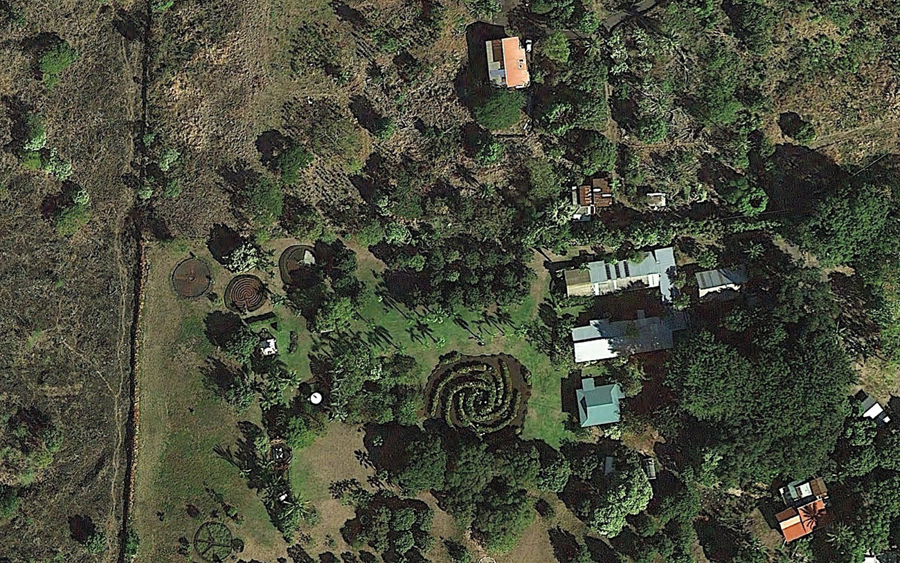 Sterne über Hawaii - Google Earth (Aufnahme vom 19.1.2013)